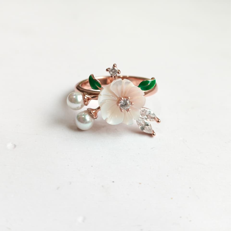 Pearl Blossom Grace Ring - Image 2